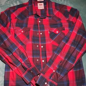 Men’s Levi’s Red Flannel Medium